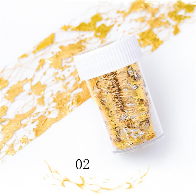 1 Stück 3D Netz Nageltattoo Gold Silber Netzlinienband auf Nägeln Holo Klebe Seidenfolie Nagelkunst Dekorationen Nagellack Aufkleber 4*50cm