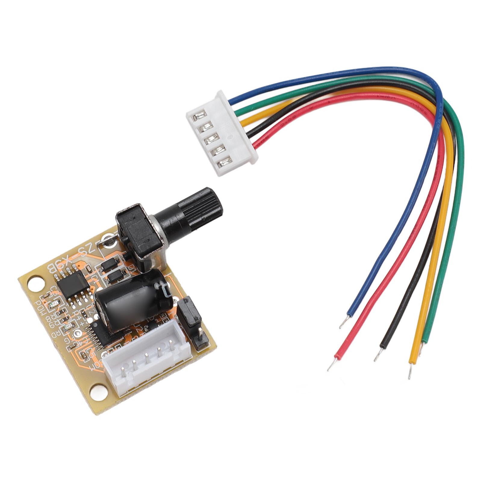 

DC Motor Driver Module 3 Phase Sensorless Wide Voltage Brushless BLDC Motor Controller Board 15W