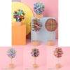 Wooden Rotary Lollipop Puzzle Toy For Office Stress Relief And Brain Teasers