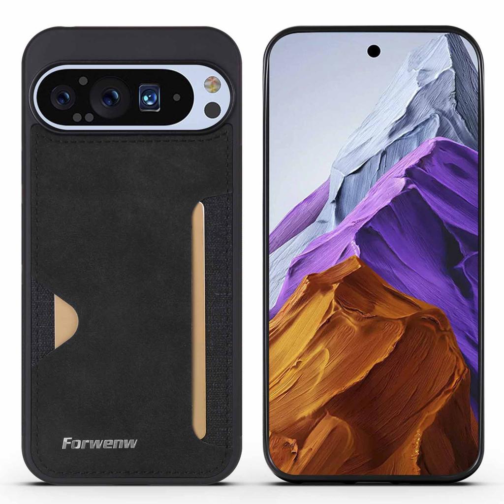 Compatible with Pixel 10 Pro XL integrated card slot phone case, Pixel 9A back cover, iPixel 10 Pro protective case
