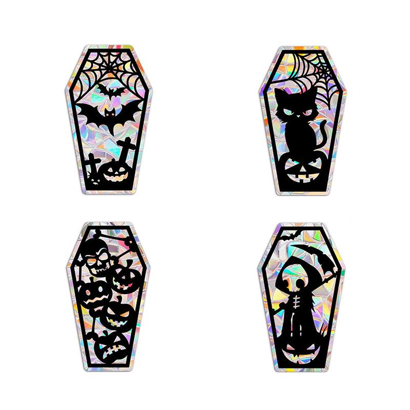 

Halloween Decoration Stickers Window Decals For Bird Strikes - Anti-Collision To Save Non Adhesive Reusable Window Stickers