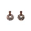 Leopard Print Ring Hollow Light Luxury High-end Exaggerated Maillard Women's Earrings