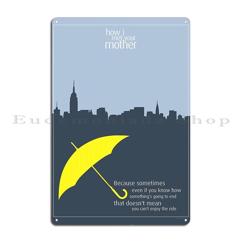 

How I Met Your Mother himym minimalist Umbrella Metal Plaque Poster Living Room Party Garage Wall Print Tin Sign Poster 20x30cm