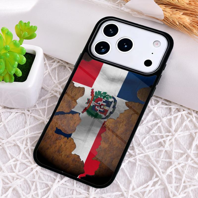 Dominican Republic Flag Soft Phone Case for iPhone 17 Air 16 15 11 12 14 13 Pro Max Shockproof Cover