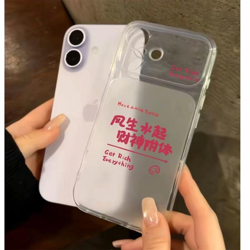 

Wind & Water Rise Large Window Case for Apple iPhone 17 & 16 Pro MAX - Transparent Soft Fit Apple 13 Pro MAX