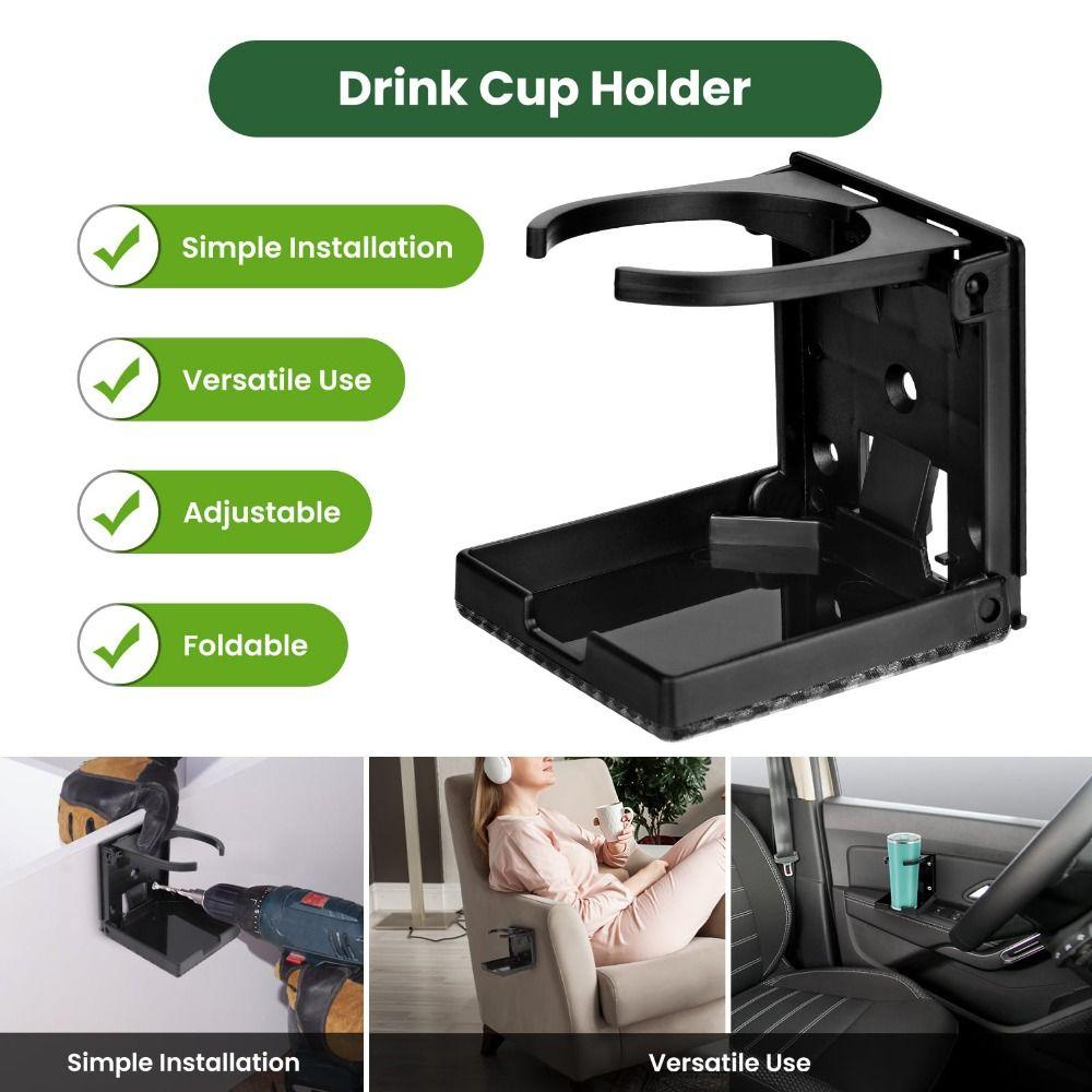 Foldable Drink Bottle Cup Holder Plastic Auto Cup Holder Stand Auto Supplies
