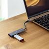 Sanwa Supply USB Slim Hub Silver Type-C 2-Port USB-3TCH24SN