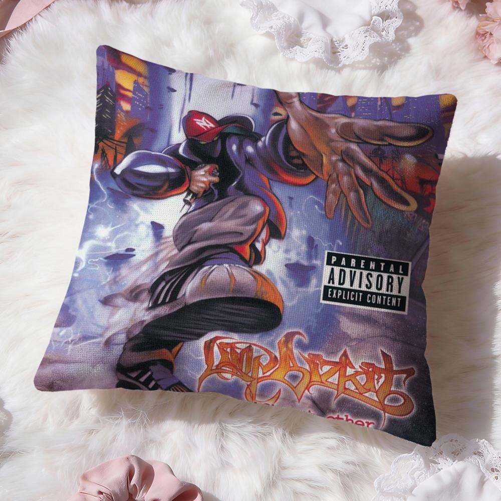 Band L-Limp BizkitS Cushion Cover Premium Comfort Reversible Pillow Cove -Two In One Design for Any Room & Car Interior