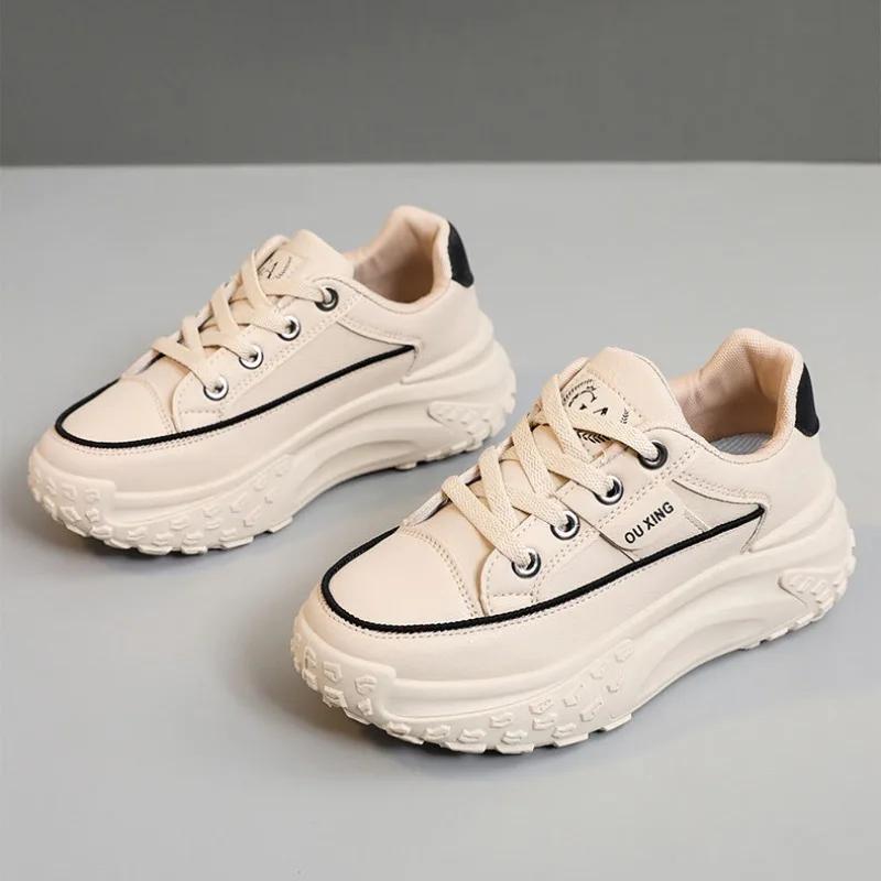 Fashion Women's Sneakers High Quality Casual Shoes Designer Platform Shoe Lace Up Vulcanized Shoes for Women Tennis Shoes Zapatos Mujer