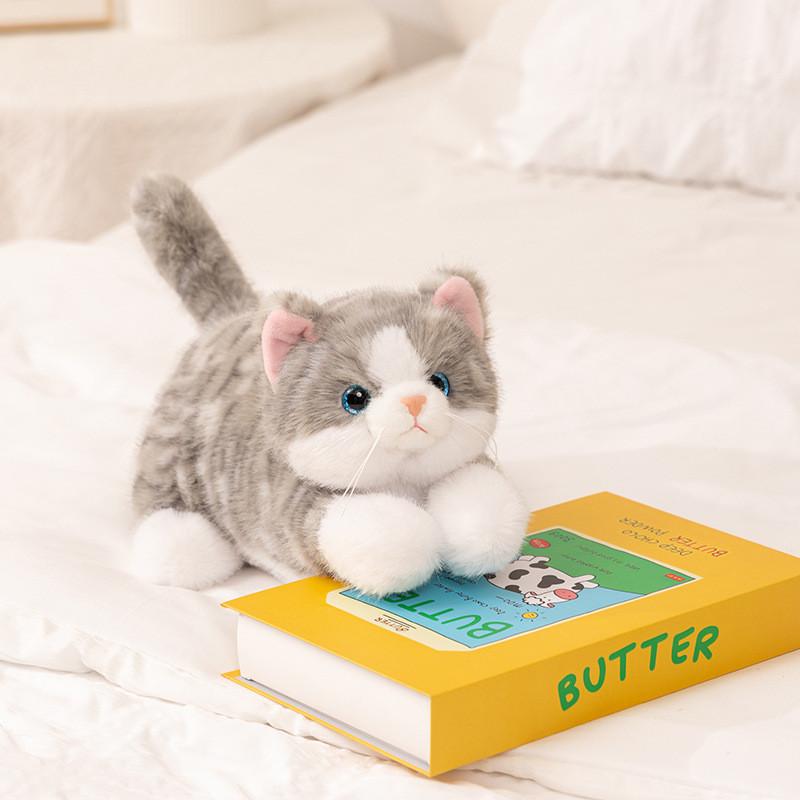 Cuter Animal Cat Plush Doll With Pressing Will Produce Sound Design For Kid Gift