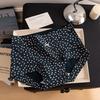 Ladies Spring and Autumn New Floral Bow Pure Cotton 10A Bacteriostatic Extended Package Hip Mid Waist Small Flat Angle Briefs
