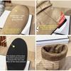 Retro Ankle Boots Pleated Slouch Boots Wedge Heels Soft-soled Western Cowboy Boots Round Toe Winter Boots