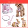 Pet Harness Set With Collars And Leash For Small Dogs For Daily Walks