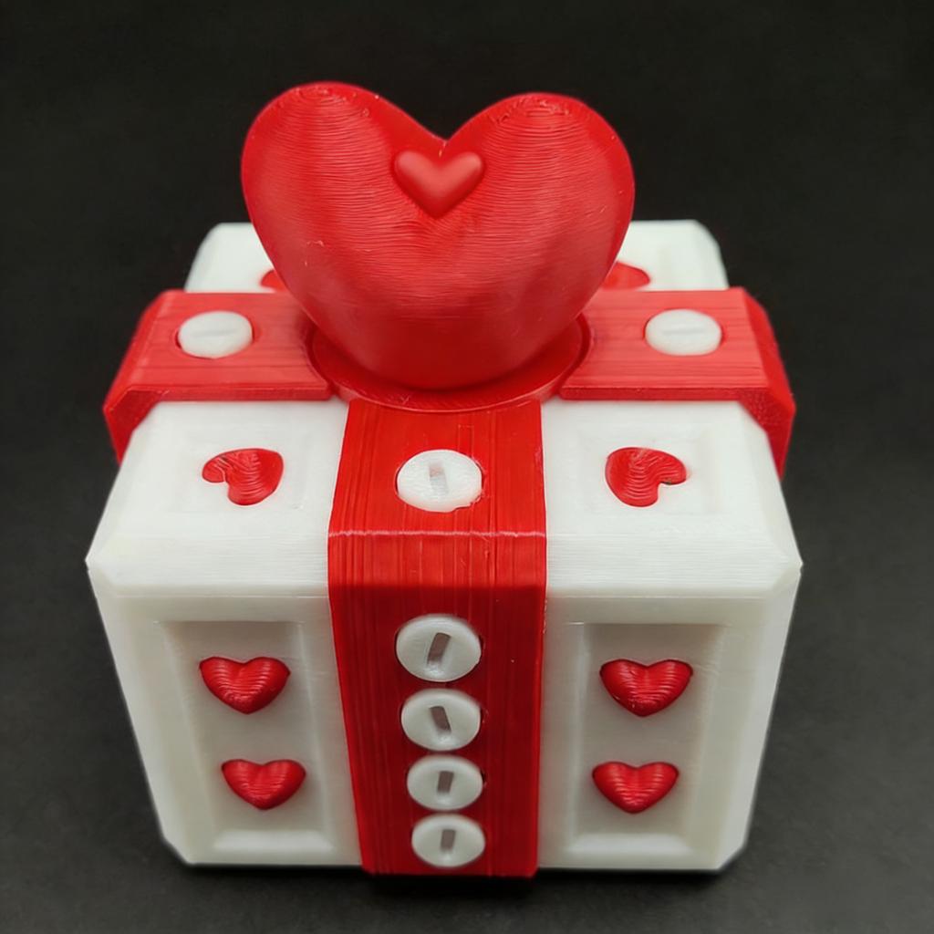 Valentine's Day Gift: A 3D-printed Annoying Gift Box