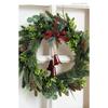 Painted Iron Bell Ornament Designed for Christmas Tree Hanging Offering Metal Craftsmanship and Pleasant Sound