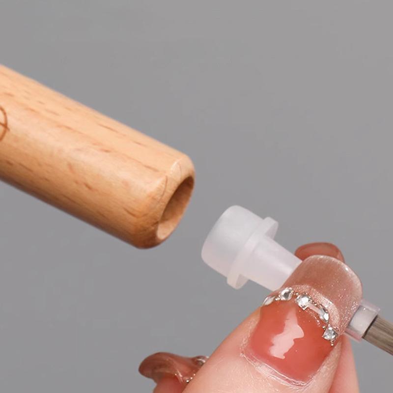 40/60 Stück Nagellackpinsel mit Doppelkopf-Stiftdose, Ersatzkopfpinsel, Nagelbürste, Flüssigkeitsapplikatoren, Maniküre-Werkzeuge