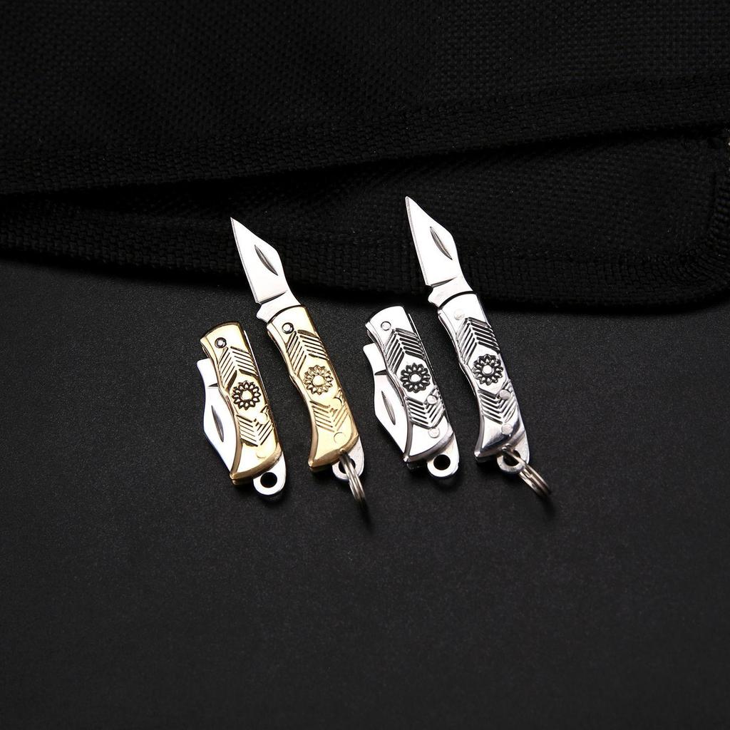 Mini Folding Pocket Keychain Knife - Compact, Portable, and Convenient