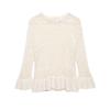European and American Style, New Women's Clothing, Foreign Style, Fashionable, Laminated Decorative Knitted Sweater 3646010