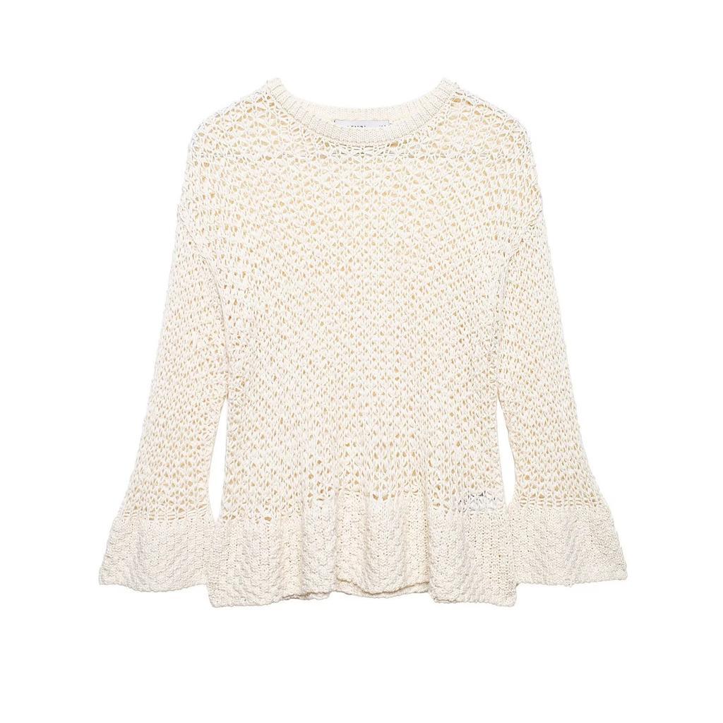 European and American Style, New Women's Clothing, Foreign Style, Fashionable, Laminated Decorative Knitted Sweater 3646010