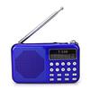 Mini Portable Radio Handheld FM Radio Supports USB TF MP3 Music Player Outdoor Indoor Speaker Rechargeable with Cable