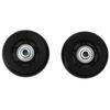 2pcs Luggage Suitcase Replacement Wheels Noiseless Rubber Swivel Caster Wheels Bearings Repair Kits