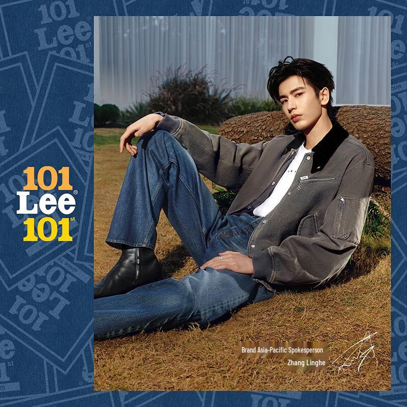 Lee Men s Loose Fit Short Flight Jacket M