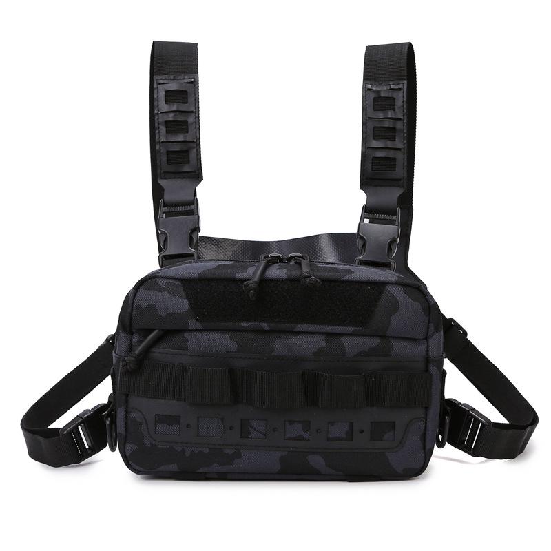 Tactical Multi-Functional Chest Vest Bag with Molle Expansion for Fishing and Workwear
