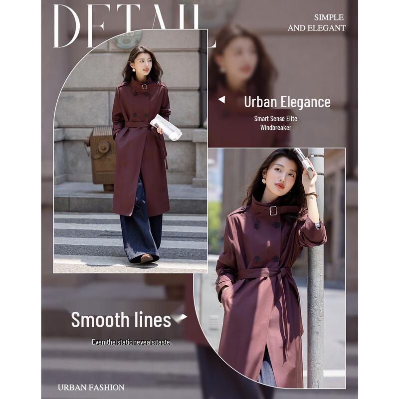 Trench Elegante Doppiopetto Demana Urban