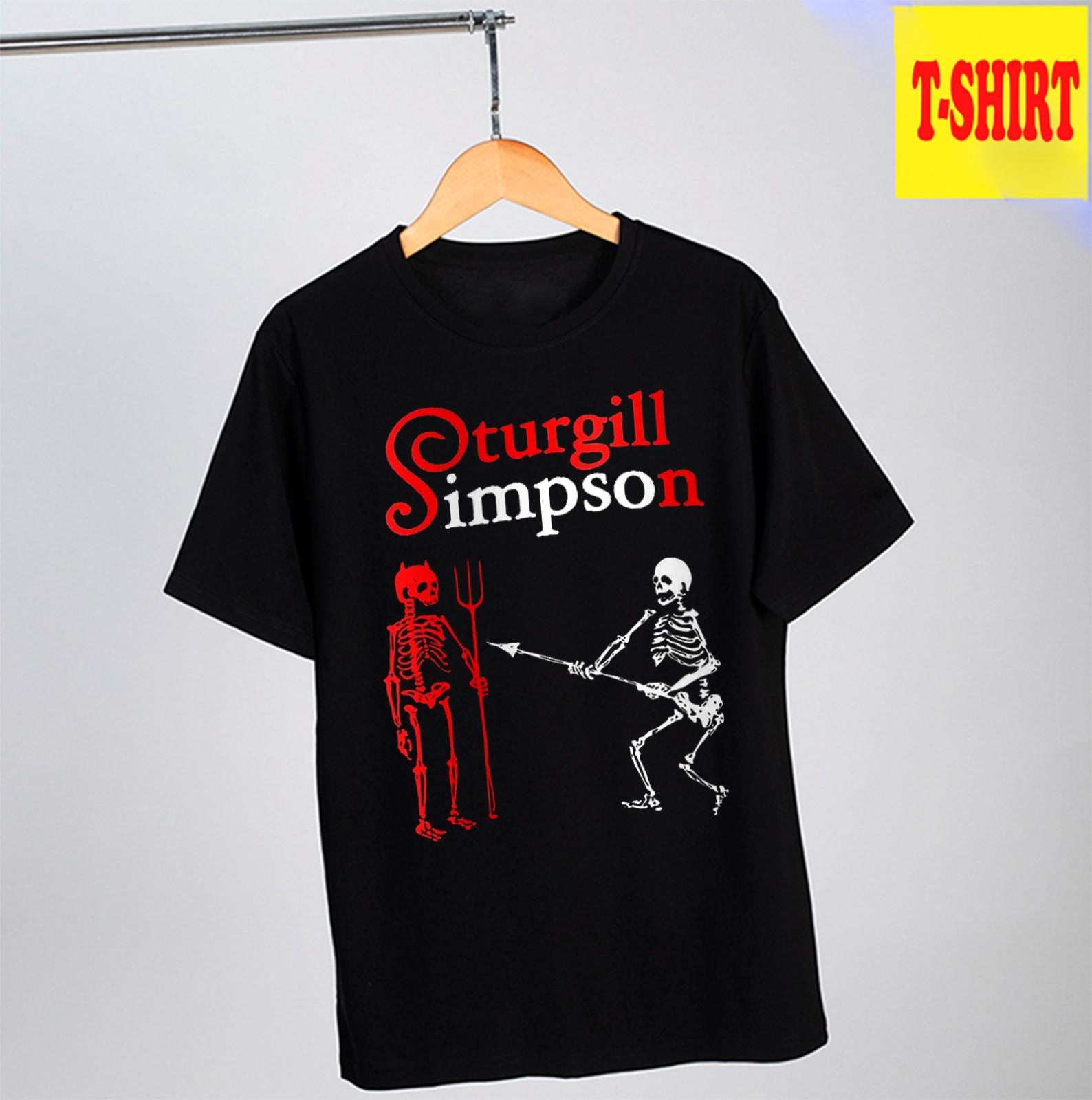 

Sturgill Simpson World T Shirt Size S-4XL Cotton Short Sleeve Black Tee L