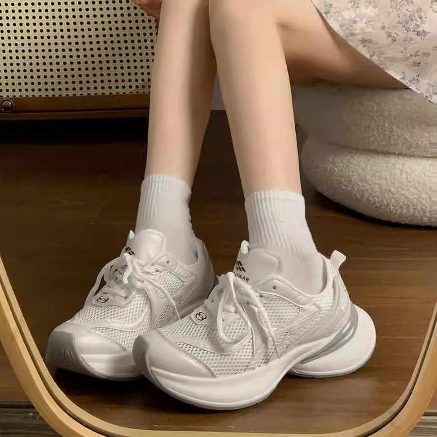 Platform dad shoes women's new summer thin breathable mesh shoes casual running sneakers women's shoes