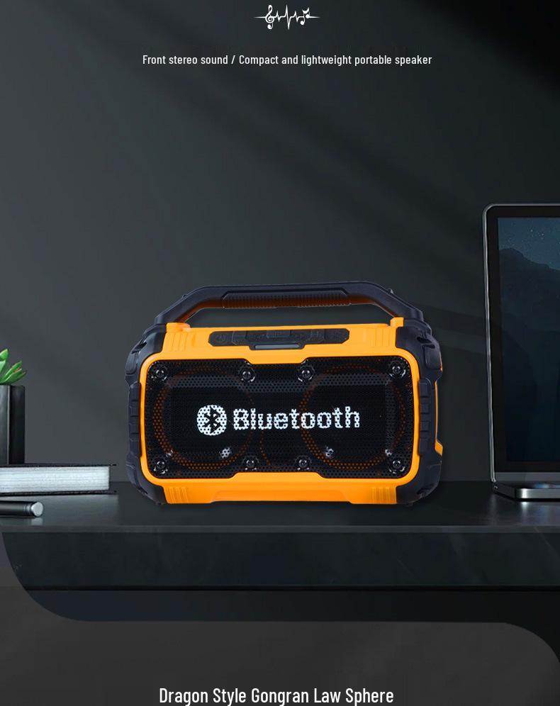 21V Bluetooth-Lautsprecher: Tragbarer Outdoor-Subwoofer mit langer Akkulaufzeit, hohem Volumen und überlegener Klangqualität.