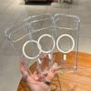 Magnetische Kristall Transparente Harte Hülle für Google Pixel10a 10 9 8 7 Pro XL 9A 8A 7A Weicher Stoßfänger Anti-Drop Kabelloses Ladegerät Abdeckung