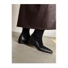 Fashion French Inner Heel Heel Mid-leg Boots, Small Booties, New Autumn and Winter Look Thin and Versatile
