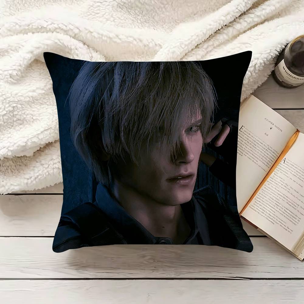 EEvil GGame LLeon KKennedy Pillow Case Living Room Sofa Cushion Cover Suitable For Home Bedroom Room Decoration