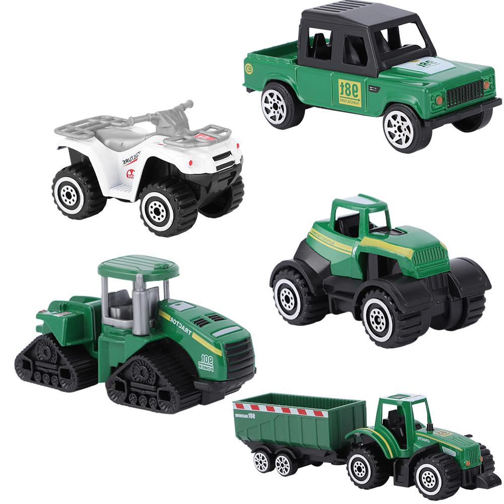 1:64 Alloy Car Model Highly Simulation Engineering Vehicle Children Car Model ToyGreen