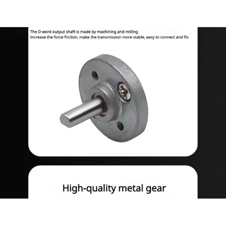 1pc 6V 12V DC Gear Reduction Motor 12RPM-480RPM Adjustable Speed CW CCW DIY Accessories Miniature Electric Engine JGA16-050
