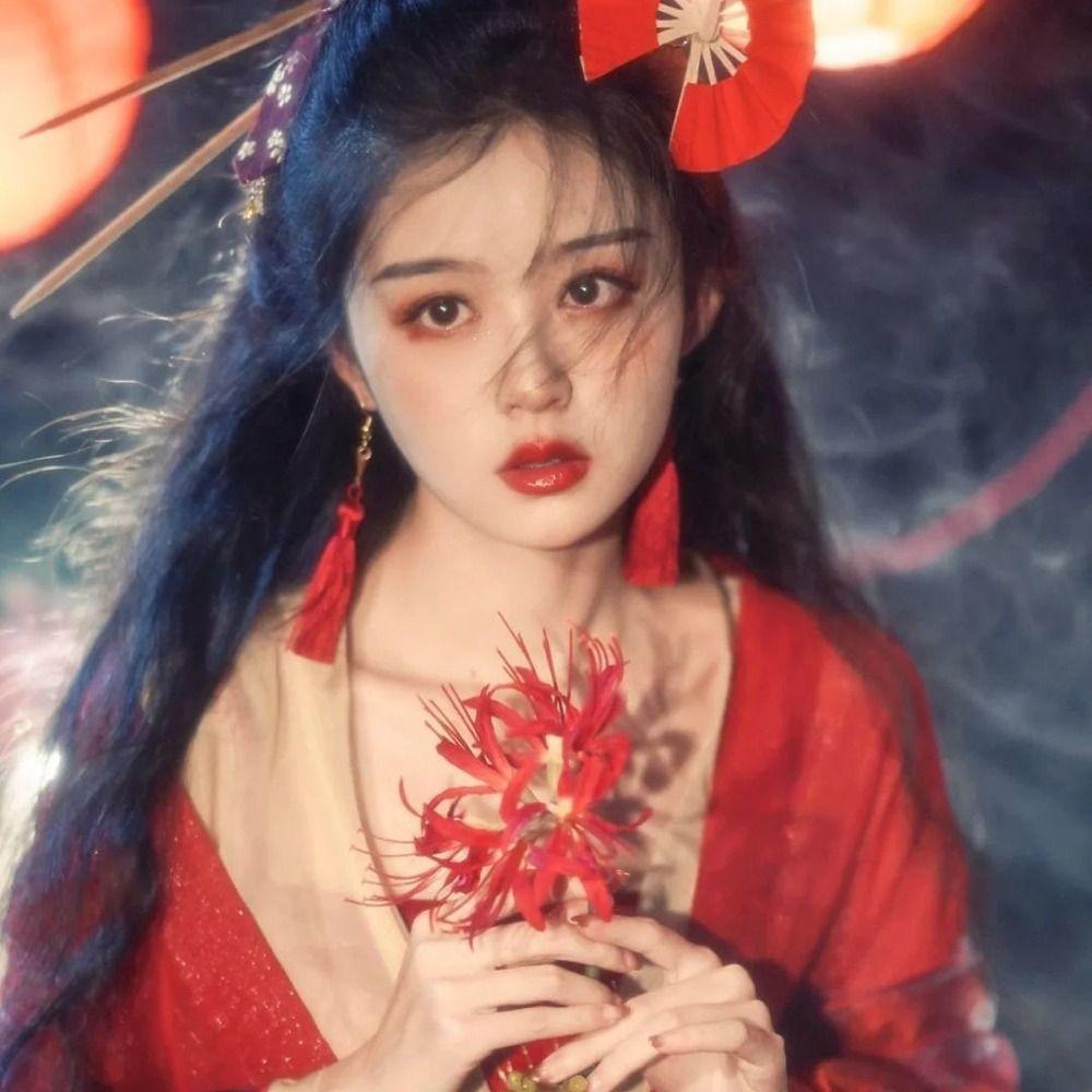 Artificial Lycorisradiata Hair Stick Artificial Flowers Hanfu Hair Clip Sweet Flower Hairpin  Party