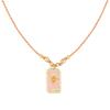 Fashionable New Palm Devil's Eye Dripping Oil Colored Tarot Card Necklace Fashionable Retro Beaded Necklace