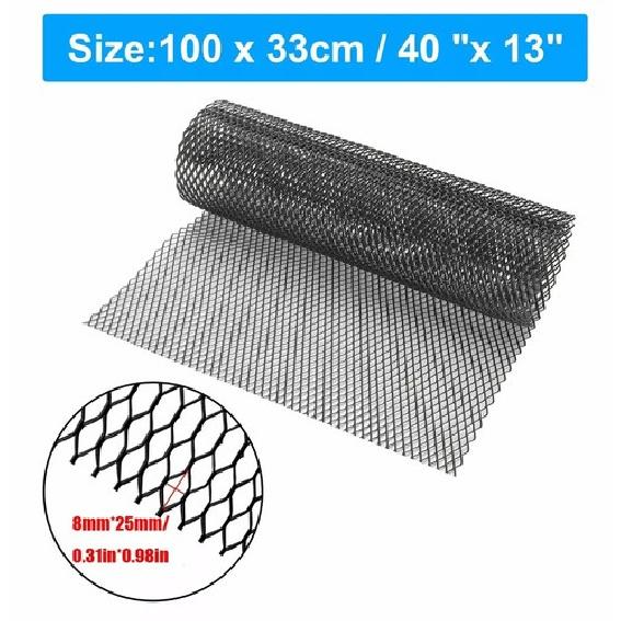 40x13inch Grille Mesh Bumper Grille Air Intake Racing Vent Grill ert Aluminum