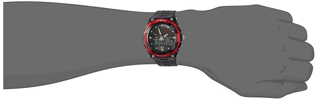 Sun Flame Co., Ltd. Cybeat BCY03 BCY03-RE Men's Black Watch