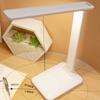 Folding Lamp Color Temperature Brightness Adjustable Eye Caring Touch Desk Lamp for Study Dorm Plug