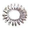 20pcs Windproof Clothes Pegs Stainless Steel Metal Binder Clips Household Document Clips  Kitchen