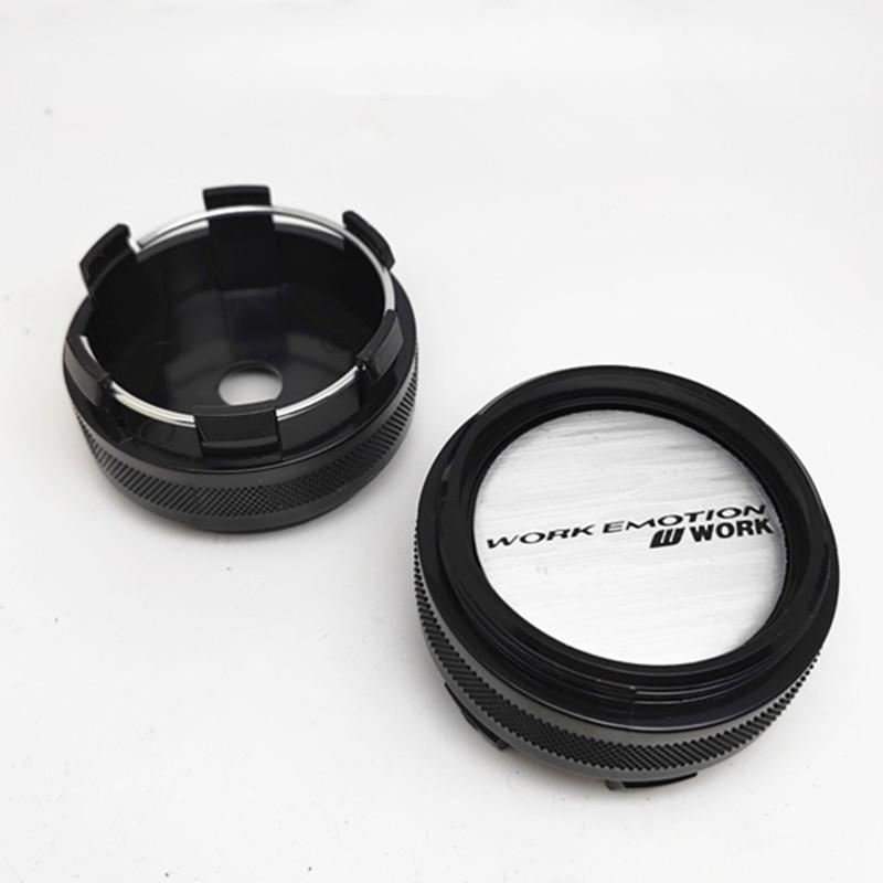 4 τεμάχια 62mm 56mm W Work Emotion Καλύμματα Κέντρου Τροχού Κάλυμμα Κέντρου Ζάντας Αυτοκινήτου Καλύμματα Τροχών Αδιάβροχα Καλύμματα Κέντρου Σήμα