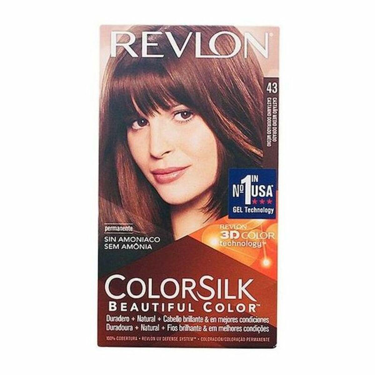 

Безаммиачная краска для волос Colorsilk Revlon CS Золотисто-коричневый (1 шт.)