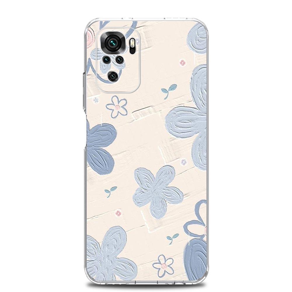 love flower Art Phone Case For Xiaomi Redmi Note 15 14 13 12 4G 10 11 Pro Plus 5G 14C 13C 12C 10C Clear Cover