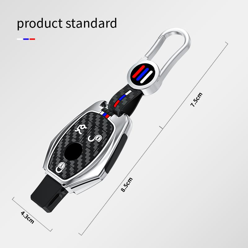 Kryt pouzdra na klíče od auta Klíčenka pro Mercedes Benz třídy ABCS AMG GLA CLA GLC W176 W221 W204 W205 Držák na příslušenství Shell Keychain