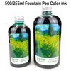 500ml/255/50ml 24 Colors Bottled Fountain Pen Ink Dip Pen Ink School Office Supplies Stationery For JINHAO HONGDIAN MAJOHN