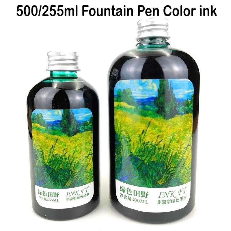 500ml/255/50ml 24 Colors Bottled Fountain Pen Ink Dip Pen Ink School Office Supplies Stationery For JINHAO HONGDIAN MAJOHN