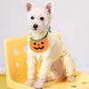 Comfortable To Wear Pumpkin Dog Scarf Adjustable Kitty Saliva Towel Halloween Pet Bib  Puppy