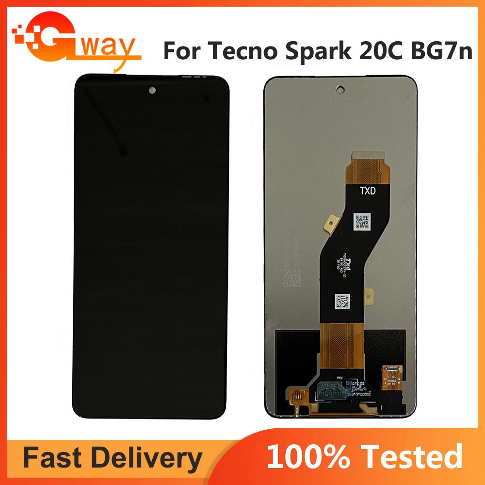 Полный модуль LCD-экрана и сенсорного стекла для Tecno Spark 20C